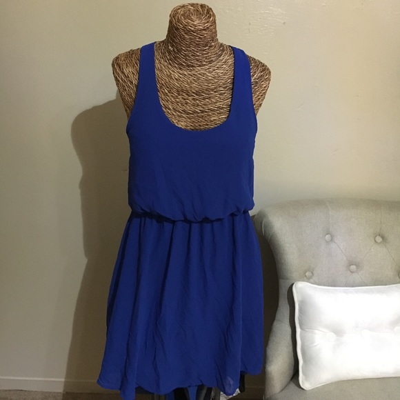 Lush Dresses & Skirts - Blue light flowy  dress